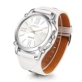 Herren Armbanduhr ALIKEEY Luxus Unisex Analog römischen großen Zifferblatt Quarz Sport Leder Armbanduhr WH Quarzuhr Männer Edelstahl Mesh Business Fashion Armbanduhr Mann Runde