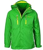 wasserdicht (Wassersäule 6000mm/m²), winddicht, superleicht und atmungsaktiv (6000g/m²/24h) mit isolierten Nähten