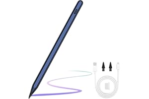 ANYQOO Stift für iPad, Pencil für Apple iPad (2018-2023) Haben Hochpräzise, Neigungsempfindlich, Handflächenerkennung, Magnetisches,Schnellladung, Pen Kompatibel Mit iPad/iPad Pro/iPad Mini/iPad Air