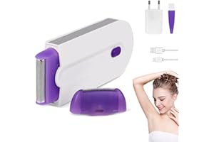 HOVCEH Haarentfernungsmaschine USB, Pro Shave Rasierer Damen Laser, Proshave Rasierer Damen, Schmerzloser Haarentferner, Epilierer Damen für Frauen für Bikini-Beine, Gesicht