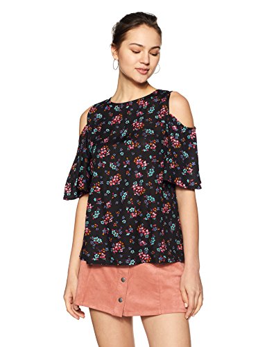 Styleville.in  Womens Black Casual top with Fashion Sleeve RS.359 (70.00% Off) - Amazon