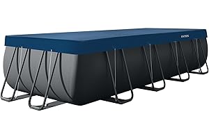 Intex - 28086 - Intex Abdeckplane für den Winter, rechteckig, 5,49 m x 2,74 m – Dicke 50/100