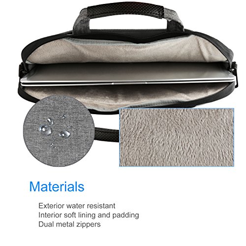 Procase 14-15 6 Zoll-Laptop-Beutel-Aktenkoffer -Kurier-Schulter-Beutel-H  lsen-Kasten f  r 15    Macbook Pro 14 15 15 6 Zoll Laptop Notebook Ultrabook
