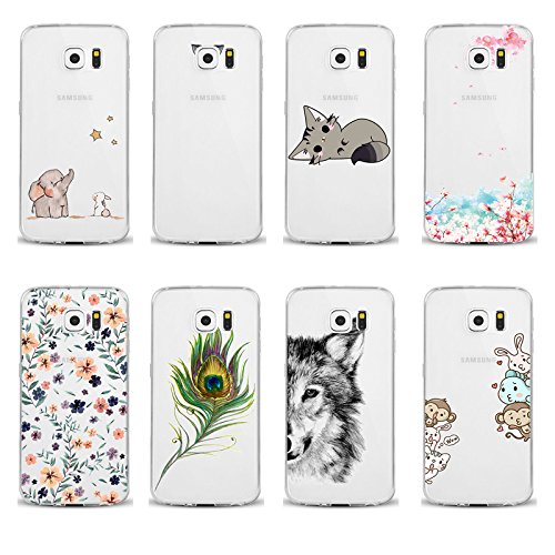 vanki Funda Galaxy S7 Edge   Dise  os frase Carcasa Cubierta TPU Silicona Goma Suave Case Protection y Premium Clarity Cover Ultra Fino Anti-Ara  azos para Samsung Galaxy S7 Edge  3 