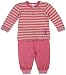 Kanz Baby Girls 1525221 Crew Neck Long Sleeve Pyjama Set, Multicoloured (y/d Stripe Multicolored 0001), 12-18 Months (Manufacturer size: 86)