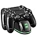 Produktbild TOPELEK PS4 Controller Ladestation, Playstation 4 Ladestation PS4 Ladestation PS4 Docking Station Charger Dualshock 4 Ladestation Stand Charger mit LED Anzeige