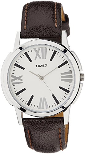 timex analog silver dial men's watch - tw002e101