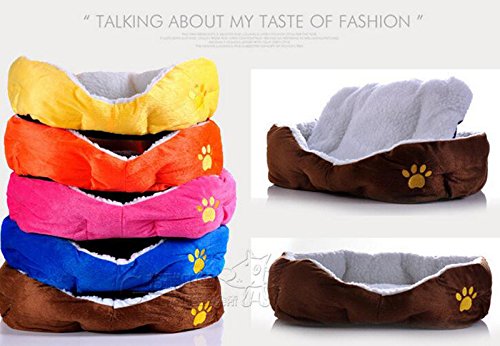 Zedo-Coton-Super-Doux-Nid-de-CompagnieNid-de-Lutte-litire-Chat-nid-Chiot-TeddyFournitures-pour-Animaux-dhiverBleu46-42cm