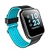 Produktbild GEZICHTA Z40 Bluetooth Sport Smart Watch, Fitness Tracker Herren Damen Armband Herz Rate Blutdruckmessgerät-Handgelenk Tragbar Geräte für iOS Android Vs GV68 Sport Schrittzähler Armbanduhr, Blau