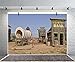 Produktbild OERJU 1,5x1m Western View Hintergrund Saloon Retro Holzhaus Bank Wagen Sinken Fotografie Hintergrund Party Menschen Porträt Party Banner Dekor Produkt Requisiten