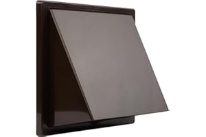 MKK Kratka wentylacyjna, osłona chroniąca przed warunkami atmosferycznymi, rura wentylacyjna ABS Ø 80-160 VONLIS Ø 150 mm, brązowa