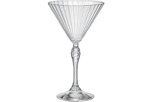 BORMIOLI ROCCO Bormioli 93148 Rocco America'20 Set 6 Calici Martini, Vetro, 25cl