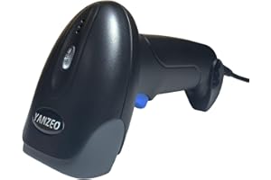 YANZEO S100 Wired 2D Scanner de codes-barres USB portable, lecteur de codes-barres QR automatique UPC PDF417 Data Matrix Lecteur de codes-barres pour magasin, entrepôt, supermarché
