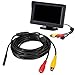 Produktbild KOBWA Industriell Video Endoskopkamera 500cm, 4,3 Zoll TFT-LCD Farb LCD Monitor 5V Mini AV RCA Borescope Endoskop Inspektion Schlangen-Kamera mit 5,5 mm Durchmesser Wasserdichte Sonde CMOS Kamera