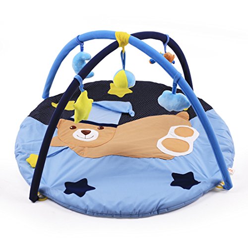 Baby Spielbögen Musical Playmat Activity Gym Boden Erlebnisdecke mit Soft Hanging Spielzeug
