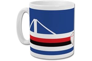 GroundDesigns U.C. Sampdoria Graphic Design Football Gift Mug - Stadio Luigi Ferraris Blucerchiati