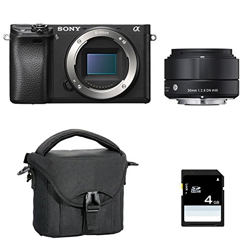 SONY ALPHA 6300 NOIR + SIGMA 30mm + Sac + SD 4 Go SONY ALPHA 6300 NOIR + SIGMA 30mm + Sac + SD 4 Go