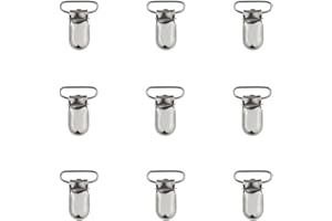 NAZEAUF 9pcs Metal Suspender Clips