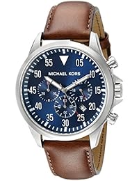 Michael Kors MK8362 - Reloj con correa de acero para hombre, color azul / gris
