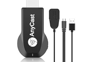 COMBLU Wireless Display Adapter, 4K 1080P HD-MI WiFi Mobile Screen Mirroring Receiver Dongle for i-Phone Mac i-OS Android to TV Projector Support Miracast Airplay DLNA