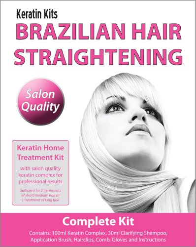 Brazilian Keratin Treatment - Home Hair Straightening Kit 100ml (COMPLETE KIT)
