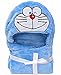 Brandonn Blue Doraemon Premium Hooded Baby Blanket(BLUE) RS.279.00