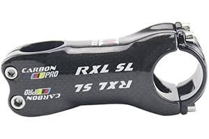 RXL SL Potence de vélo de course en fibre de carbone Ø 31,8, potence en carbone 6/17 degrés 70/80/90/100/110/120/130 mm