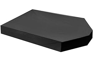 MOVKZACV Bootsförmige Sandkasten-Abdeckung, kleine Sandkasten-Abdeckung, wasserdichte Staub-, Sandkasten-Abdeckung,Bunker-Abdeckung zum Schutz von Sand und Spielzeug vor Verschmutzung.