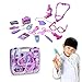 Produktbild Itian Pretend & Play Stethoskop Arzt Set Medical Kit, Kinderspielzeug und Geschenk (Rosa & Lila)