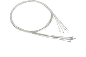 VBESTLIFE Bike Shifter Cable, 10Pcs Steel Gear Shifter Cable Bicycle Replaceable Inner Shift Derailleur Wire, Bicycle Inner Gear Cable