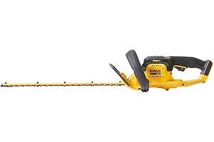 DeWalt - Taille-Haies Brushless XR 18V 5Ah Li-Ion - DCM563PB-XJ - Taille Haie Électrique sans Fil avec Poignée Multidirectionnelle - Lame 55cm - Écartement des Dents 1,9cm - Coupe 75min/Charge - 3,4kg