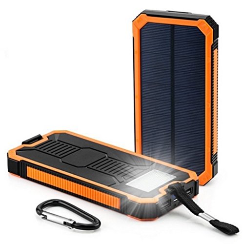 Preisvergleich Produktbild LOOKit Solarpowerbank 8000mAh für BLH7 Ladegeräte - für Panasonic Lumix DMC LX15 GX800