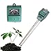 Produktbild HomJo 2 Packung 3 in 1 digitales Bodenmessgerät für Pflanzen Bodentester Für PH-Wert Temperatur Luftfeuchtigkeit Sonnenlicht Farm Pflanze Survey Instrument Tester (keine Batterie benötigt)