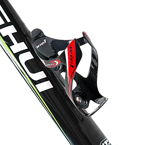 MakeTheOne Carbon Fiber Fahrradflaschenhalter Trinkflaschenhalter Lightweight Wasserflaschenhalter Hochwertig Halterung Flasche Fahrrad für Fahrrad MTB & Road Nur 26g - 2