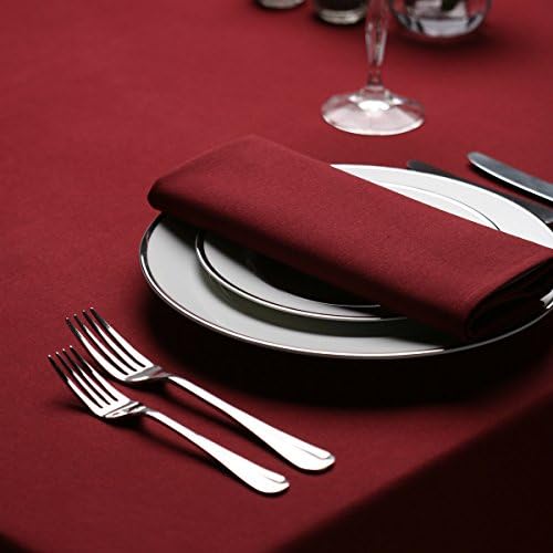 Signature Rectangular Tablecloth Maroon 132 x 230 cm