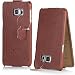 Produktbild PCARO® Smooth Jazz Echtleder Hülle für Samsung Galaxy S9 - Handmade (Rindsleder) Leder Tasche in Cognac - Ledertasche - Original Cover