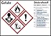 Produktbild LEMAX® GHS-Etikett Ottokraftstoff, gem.GefStoffV/GHS/CLP, Folie, 105x74mm, 8/Bogen