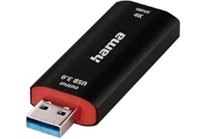 Hama Video Capture Card 4K HDMI zu USB 3.0 Videoaufnahmekarte (zur direkten Aufnahme Spiegelreflexkamera, Camcorder oder Action Cam mit PC, Laptop verbinden für Live Streaming, Gaming, Videokonferenz)