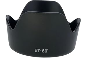 Braleto ET-60 Parasol para Lente for Canon EF 75-300mm F/4-5.6 III EF-S 55-250MM F/4-5.6 EF 90-300MM f/4-5.6 Lente Parasol para Lente Camera Lente Accessories Evita Reflejos