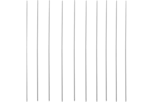 Othmro Lot de 10 tubes rigides en plastique ABS de 3 mm de diamètre extérieur de 0,5 m de long, tubes en plastique rigide en plastique pour quincaillerie, portes électriques, fenêtres, blanc