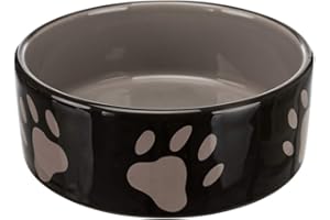 Trixie 24532 Ceramiczna Miska dla Psów, Brązowy/Taupe, 0.8 litra