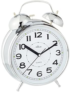Atlanta Wecker Analog silber 1648-19