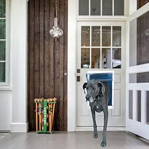 Ideal Pet Products Deluxe Aluminum Pet Door Super Large, 15