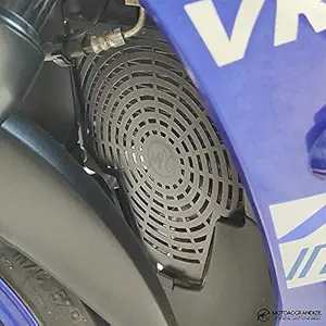 MOTOAGGRANDIZE Radiator Guard for Yamaha Yamaha R15 V3 | R15S | Colour: Black