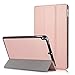 Produktbild WindTeco Hülle für iPad Pro 10.5 Zoll 2017 - Ultra Dünn und Leicht PU Leder Schutzhülle mit Standfunktion und Auto Aufwachen / Schlaf Funktion für Apple iPad Pro 10.5" Tablet, Roségold