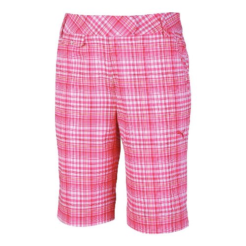 puma plaid golf shorts