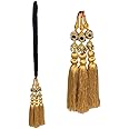 VTN Women's Patiala Shahi Parandi/Paranda/Traditional Braid Extension/Punjabi Choti (DNO4 Golden)