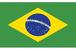 TrendClub100® Fahne Flagge „Brasilien Brazil BR“ - 150x90 cm / 90x150cm