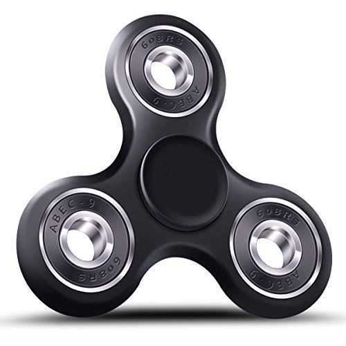 Ecjiuyi Prime EDC Tri Fidget Spinner Hand Toys Stress Reducer Focus Toy Relieves ADHD Anxiety And Boredom Guarantee 3 min + Spin Time(Black) Ecjiuyi Prime EDC Tri Fidget Spinner Hand Toys Stress Reducer Focus Toy Relieves ADHD Anxiety And Boredom Guarantee 3 min + Spin Time(Black)
