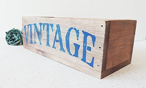 rustic wooden box, bathroom storage, vintage box, wood container, rustic decor, candle box, wooden planter, gift for him, man box,